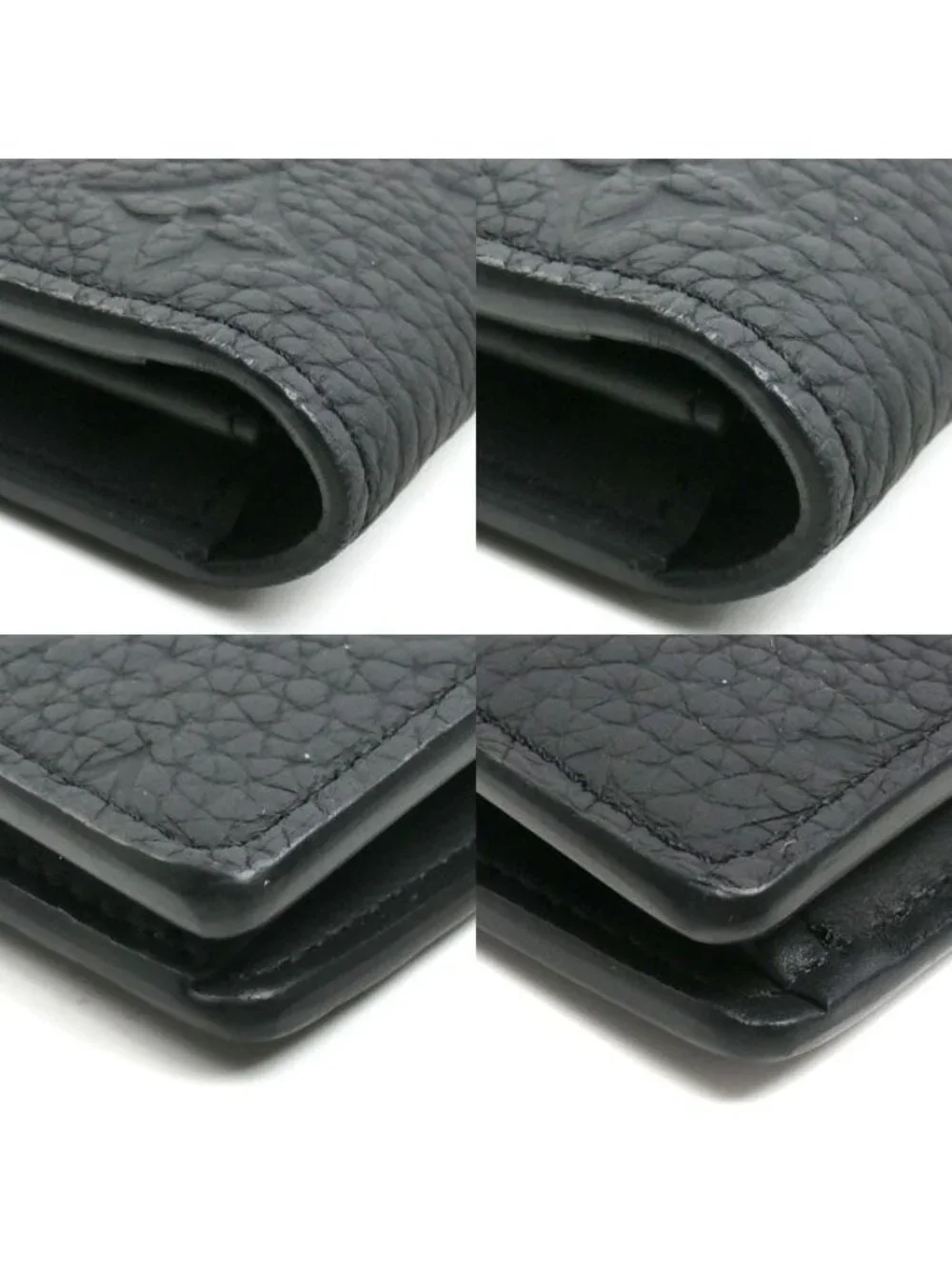 Louis Vuitton Portefeuille Brazza Wallet Taurillon Leather Noir
